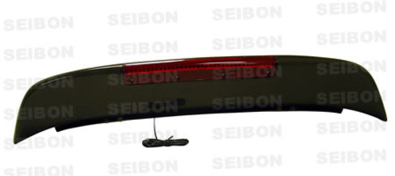 Seibon 92-95 Honda Civic HB SP Carbon Fiber Rear Spoiler w/LED 5