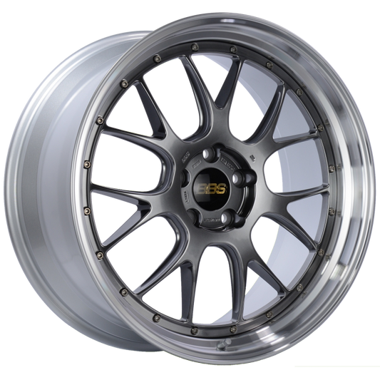 BBS LM-R 21x10 5x120 ET35 Diamond Black Center Diamond Cut Lip Wheel -82mm PFS/Clip Required 0