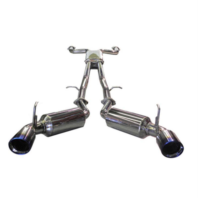 Injen 03-08 350Z Dual 60mm SS Cat-Back Exhaust w/ Built In Resonated X-Pipe 1