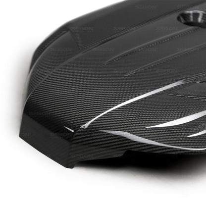 Seibon 2020+ Toyota Supra (A90) Carbon Fiber Engine Cover 4