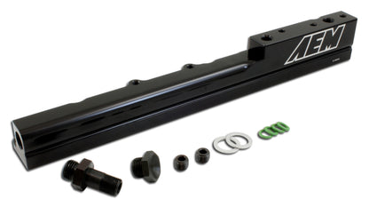 AEM 99-00 Honda Civic Si Black Fuel Rail - Integra