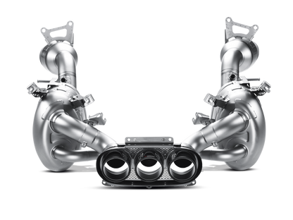 Akrapovic 10-15 Ferrari 458 Italia/458 Spyder Slip-On Line (Titanium) w/ Carbon Tips 1