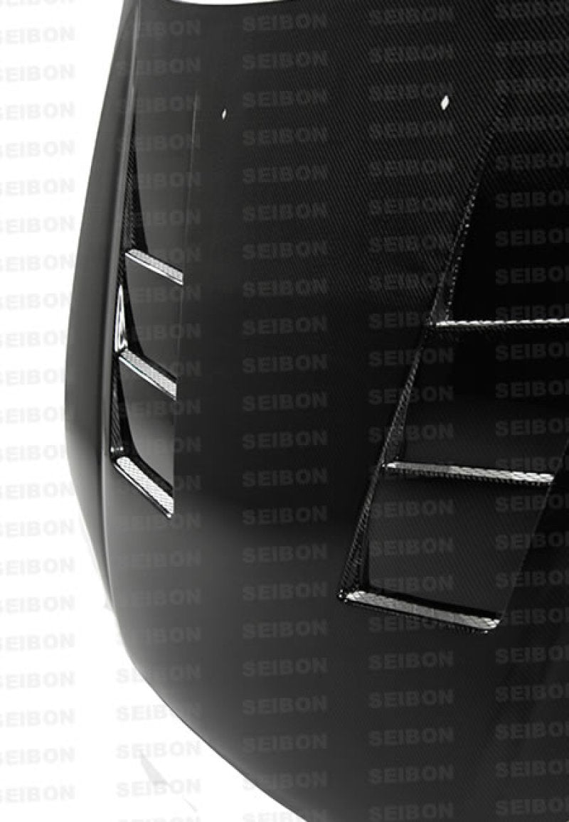 Seibon 99-00 Honda Civic (EM1/EJ6/7/8/EK9) TS-Style Carbon Fiber Hood 3