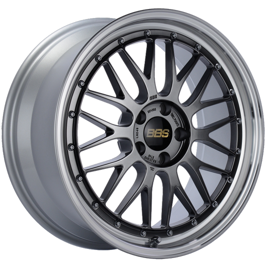 BBS LM 19x8.5 5x112 ET48 Diamond Black Center Diamond Cut Lip Wheel -82mm PFS/Clip Required 0