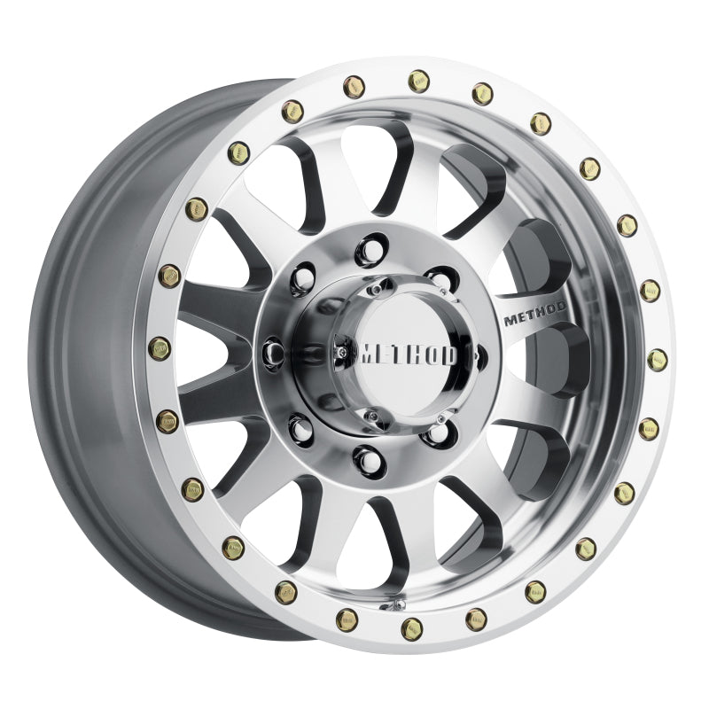 Method Wheels Method MR304 Double Standard 17x8.5 0mm Offset 8x6.5 130.81mm CB Machined/Clear Coat Wheel