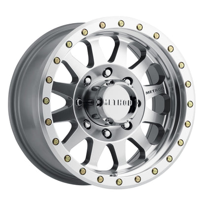 Method Wheels Method MR304 Double Standard 17x8.5 0mm Offset 8x6.5 130.81mm CB Machined/Clear Coat Wheel