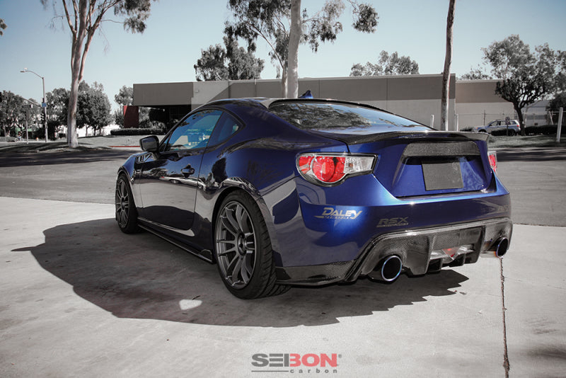 Seibon 12-13 Scion FRS Carbon Fiber Rear Fin Spoiler 5