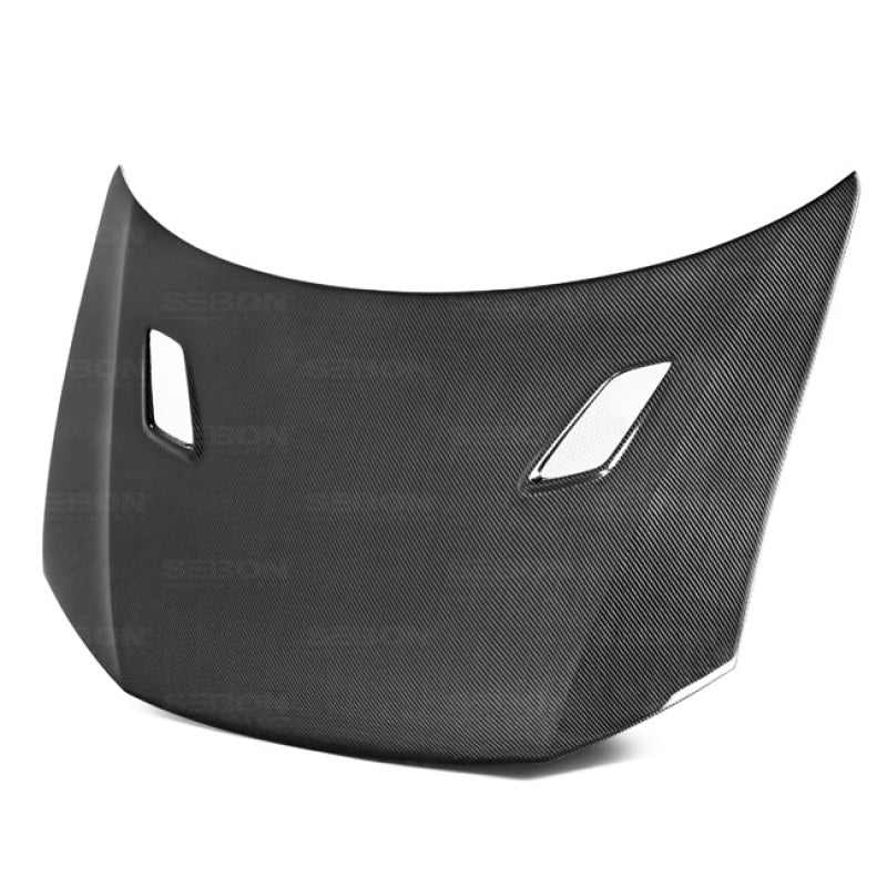 Seibon 12-13 Honda Civic 2Dr MG-Style Carbon Fiber Hood 0