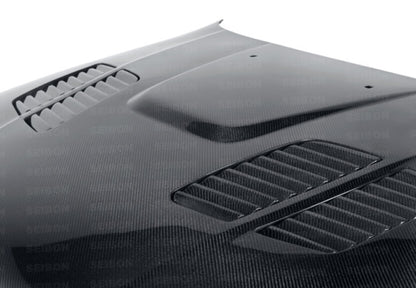 Seibon 97-03 BMW 5 Series 4Dr (E39) GTR-Style Carbon Fiber Hood 1