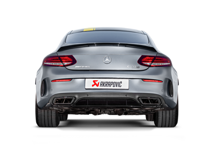 Akrapovic 16-17 AMG C63 Coupe Evolution Line Cat Back (Titanium) w/ Carbon Tips (Req. Link Pipe) 3