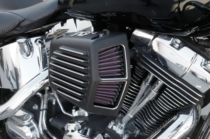 K&N Engineering K&N Street Metal Intake System for 01-16 Harley-Davidson Softail/Dyna - Shaker Black