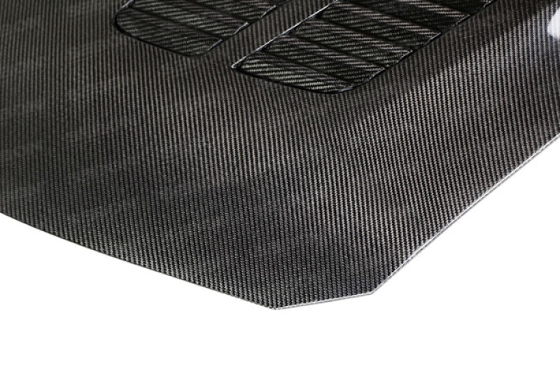 Seibon 12-13 BMW F30 GTR-Style Carbon Fiber Hood 4