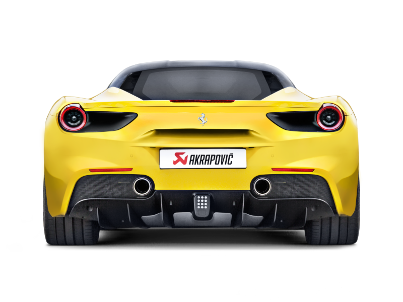 Akrapovic 16-17 Ferrari 488 GTB/488 Spyder Slip-On Line (Titanium) w/ Carbon Tips 5