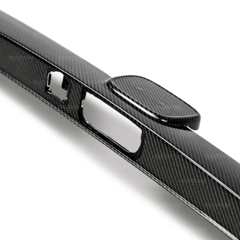 Seibon 2016+ Honda Civic 4DR Carbon Fiber OE Trunk Garnish 4