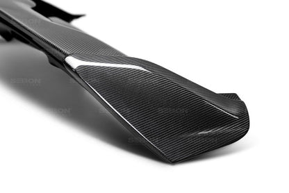 Seibon 2015-2017 Ford Focus ST/RS Hatchback Carbon Fiber Rear Spoiler (3rd Brake Light Not Included) 3