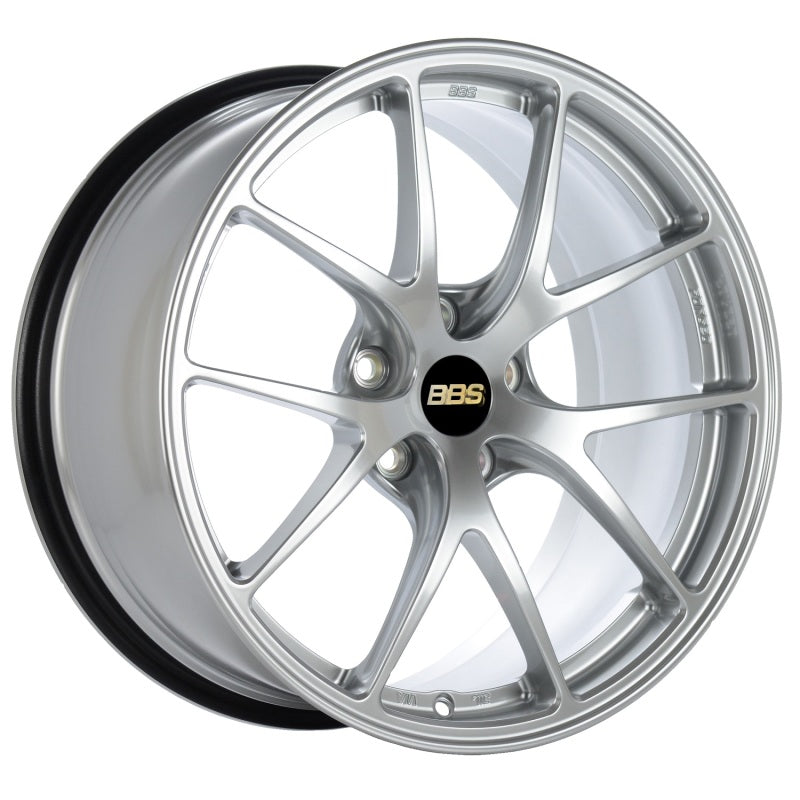 BBS RI-A 18x10.5 5x114.3 ET18 Diamond Silver Wheel -82mm PFS/Clip Required 0