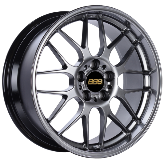 BBS RG-R 18x8.5 5x120 ET22 Diamond Black Wheel -82mm PFS/Clip Required 0