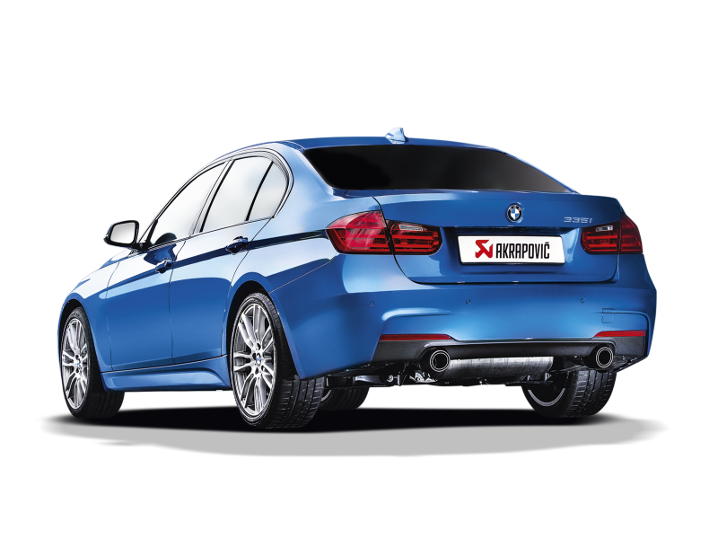 Akrapovic 12-15 BMW 335i (F30 F31) Evolution Line Cat Back (SS) w/ Carbon Tips (Req. Link Pipe) 6