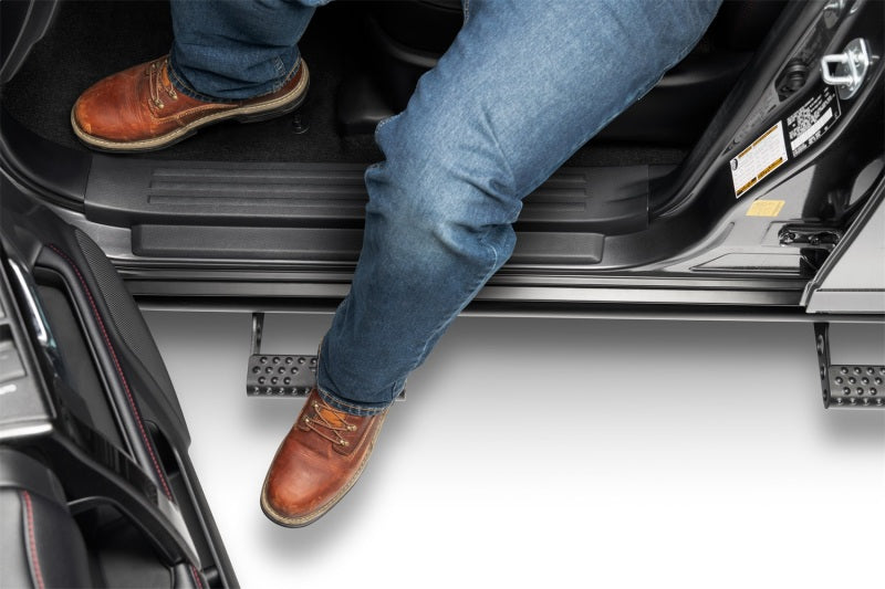N-Fab RKR Step System 10-17 Toyota 4 Runner (Trail Edition) SUV 4 Door - Tex. Black - 1.75in