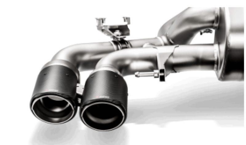 Akrapovic 18+ BMW M5 (F90) Evolution Tail Pipe Set (Carbon) w/ Red/White Akrapovic Logo 0