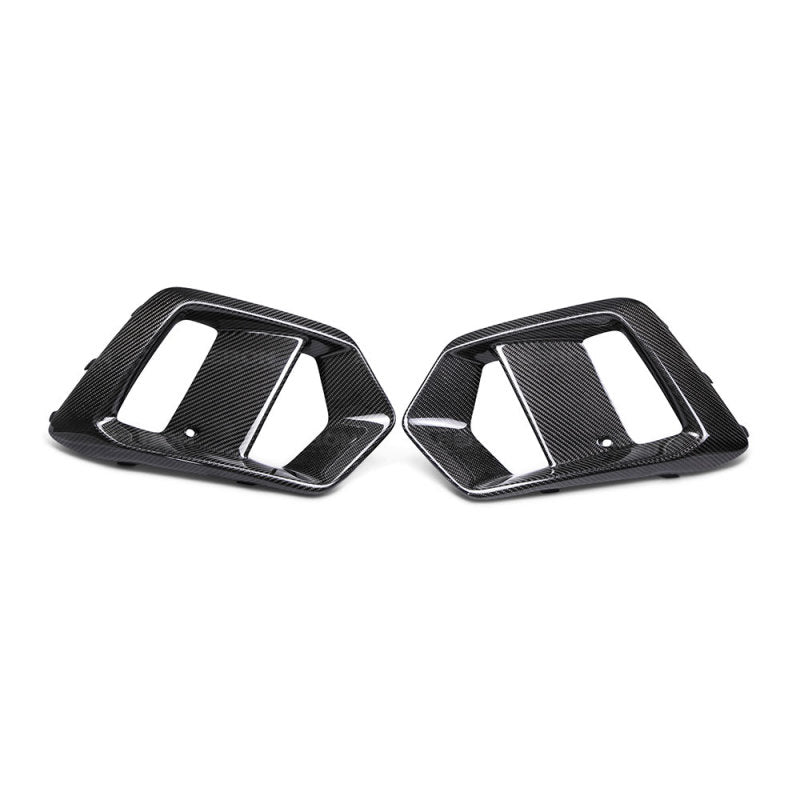 Seibon 16-18 Ford Focus RS Carbon Fiber Fog Light Surrounds 3
