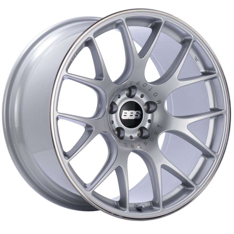 BBS CH-R 20x10.5 5x115 ET25 CB71.4 Diamond Silver Polished Rim Protector Wheel 0