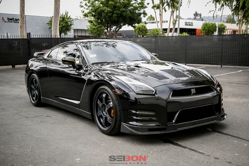 Seibon 09-12 Nissan GTR R35 GTII-Style Carbon Fiber Hood 7