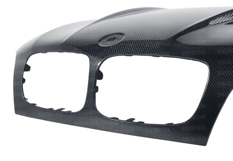 Seibon 07-10 BMW X5/X6 (E70/E71) TH-Style Carbon Fiber Hood 3