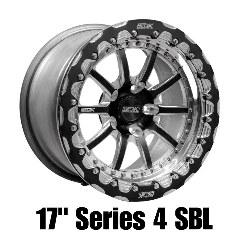 Belak Wheels Belak 17x9.5 / 6.25in BS / 6x135mm BP / High Pad / Series 4 - Single Beadlock Wheel