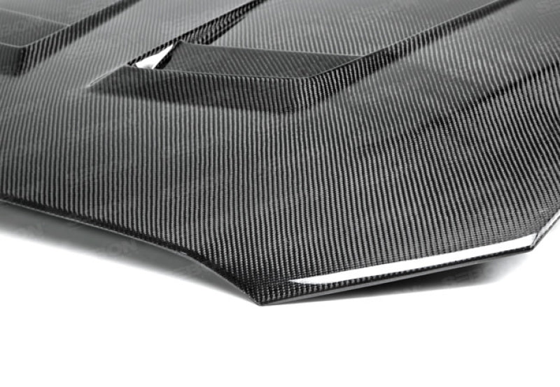 Seibon 08-12 Mitsubishi Lancer Evo X DV-Style Carbon Fiber Hood 4