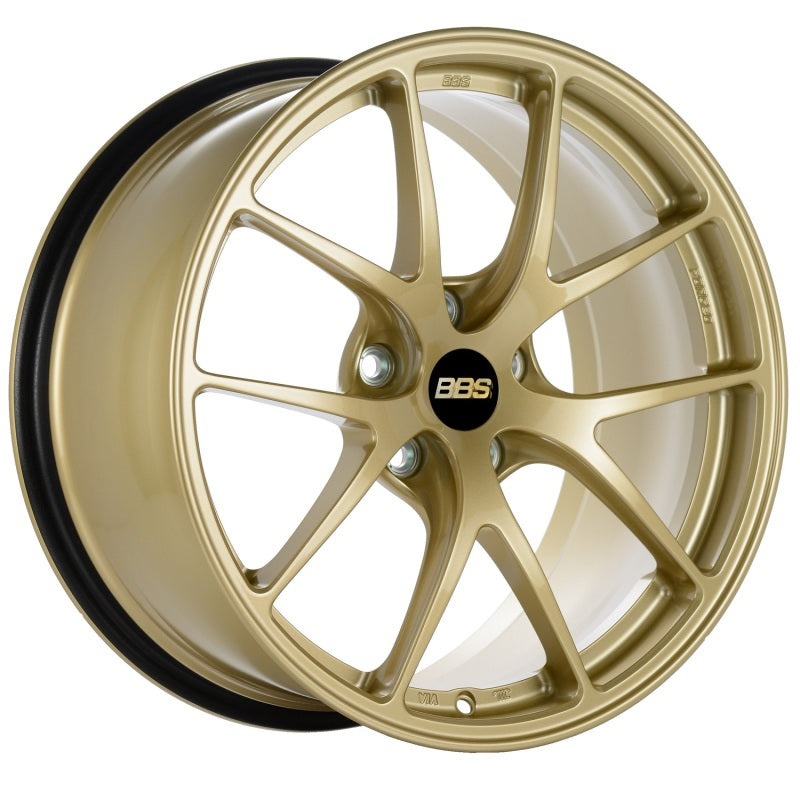 BBS RI-A 18x9 5x112 ET38 Gold Wheel -82mm PFS/Clip Required 0