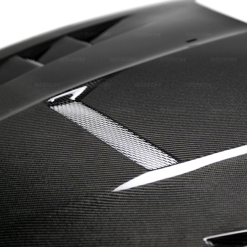 Seibon 15-17 Ford Focus TV-Style Carbon Fiber Hood 2