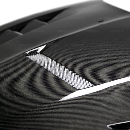 Seibon 15-17 Ford Focus TV-Style Carbon Fiber Hood 2