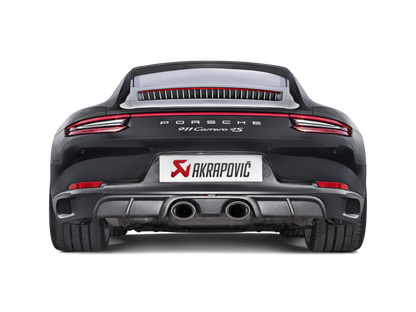 Akrapovic 16-17 Porsche 911 Carrera S/4/4S/GTS (991.2) Slip-On Line (Titanium) w/ Titanium Tips 2