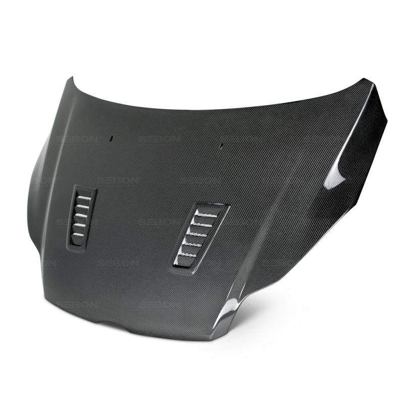 Seibon 12-13 Ford Focus RS-Style Carbon Fiber Hood 0
