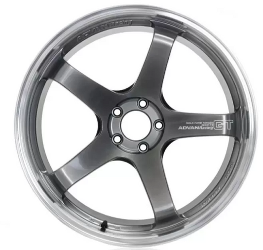 Advan GT Premium Version 21X9.5 +59 5-130 Machining & Racing Hyper Black Wheel 0