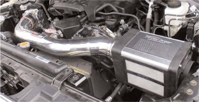 Injen 05-19 Nissan Frontier 4.0L V6 w/ Power Box Polished Power-Flow Air Intake System 3