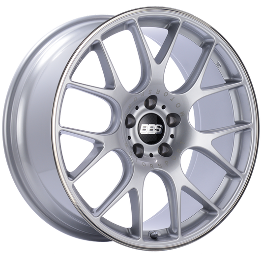 BBS CH-R 20x9 5x115 ET24 Diamond Silver Polished Rim Protector Wheel -82mm PFS/Clip Required 0