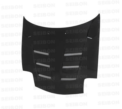 Seibon 93-02 Mazda RX7 FD3S TS Style Carbon Fiber Hood 2