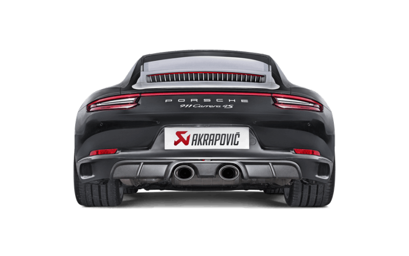 Akrapovic 16-17 Porsche 911 Carrera S/4/4S/GTS (991.2) Rear Carbon Fiber Diffuser - Matte 1