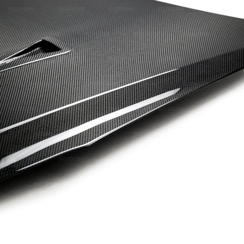 Seibon 09-10 Nissan GTR R35 OEM Carbon Fiber Hood 5