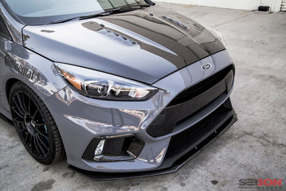 Seibon 16+ Ford Focus RS Carbon Fiber Front Bumper Garnish 0