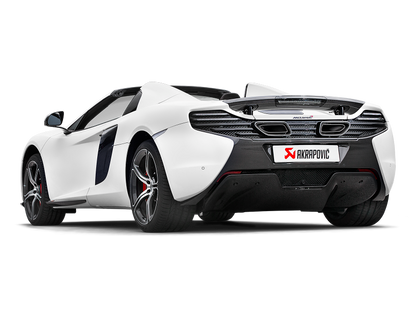 Akrapovic 14-17 McLaren 650S/650S Spyder Slip-On Line (Titanium) w/ Carbon Tips 1