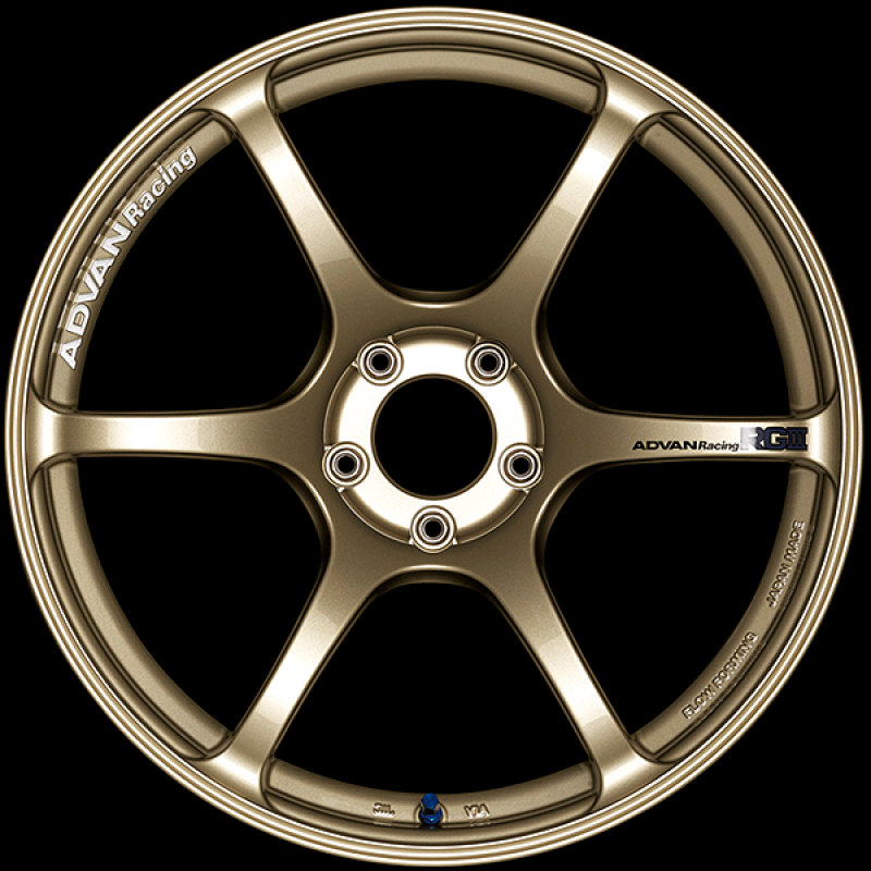 Advan RGIII 19x10 +35 5-114.3 Racing Gold Metallic Wheel 0