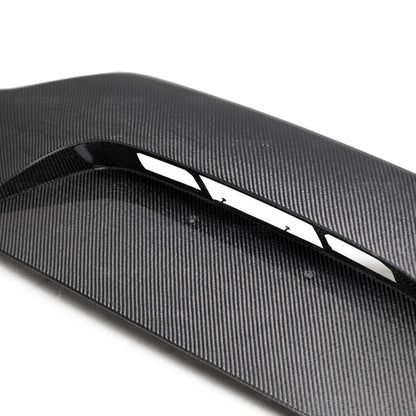 Seibon 2018 Kia Stinger OE-Style Carbon Fiber Rear Trunk Garnish 2