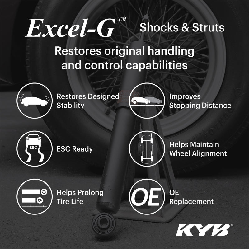 KYB Shocks & Struts Excel-G Front FORD Mustang 1987-93