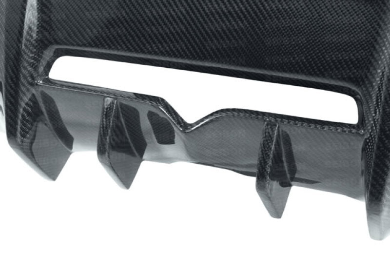 Seibon 12-13 BRZ/FRS Carbon Fiber Rear Diffuser Cover 5