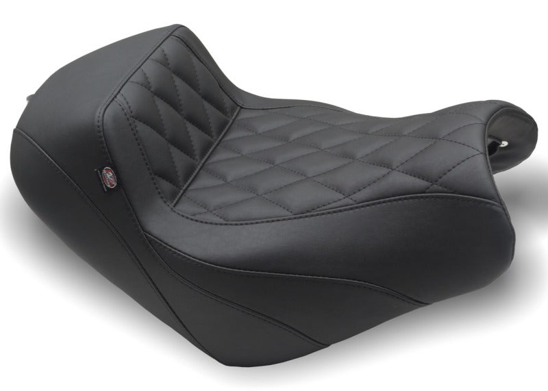 Mustang Motorcycle Mustang 15-23 Kawasaki Vulcan S Solo Seat Diamond Stitch - Black