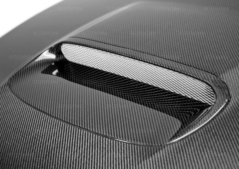 Seibon 08-09 Subaru WRX/STi OEM Carbon Fiber Hood 2