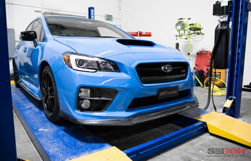 Seibon 2015+ Subaru STI/WRX MB1-Style Carbon Fiber Front Lip 4